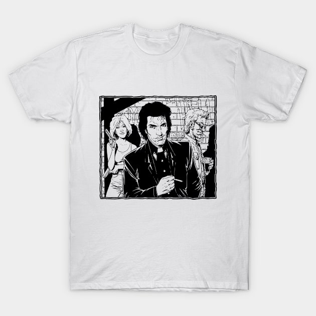 Must Read Book Covers Preacher T-Shirt by Rebus28
